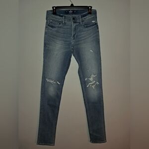 Hollister Men's Light Blue Skinny Jeans